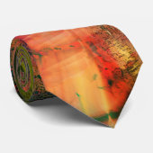 Cravate de couleurs Abstraite Gauguin Tahiti (Roulé)
