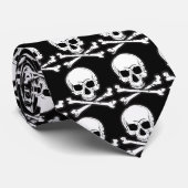 Cravate de crâne - customisée (Roulé)