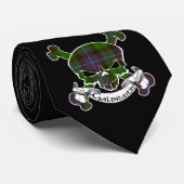 Cravate de crâne de tartan de Galbraith (Roulé)
