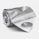 Cravate de crâne/Necktie Skull and gold (Roulé)