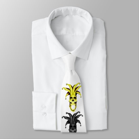 Cravate de crânes de farceur (Attaché)