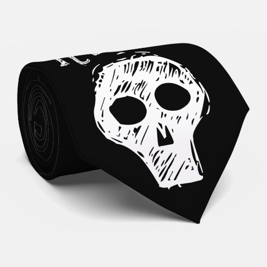 Cravate de crânes de Rockin (Roulé)