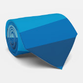 Cravate de Cravate Bleu (Roulé)