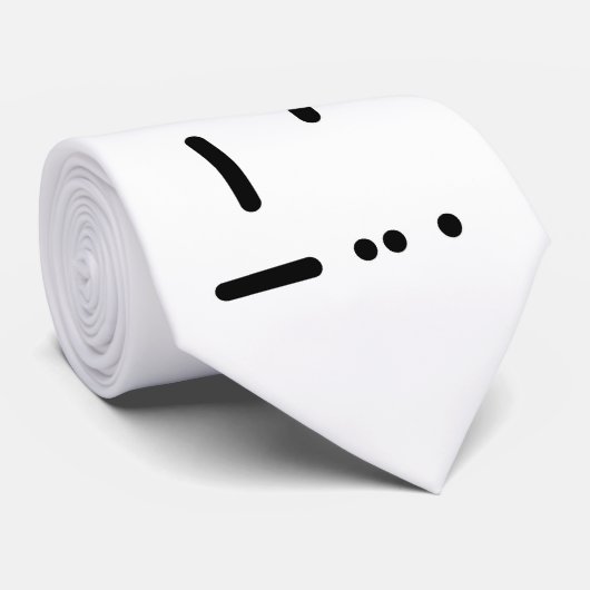 Cravate de "cravate" de code Morse par (Roulé)