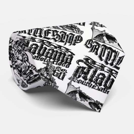 Cravate de Cravate du Battleship Alabama (Roulé)