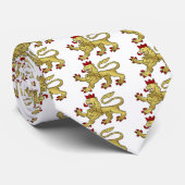 Cravate de crête de lion d'emblème de lion (Roulé)