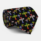 Cravate de croix colorées (Roulé)