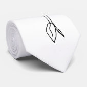 Cravate de croquis d'abeilles et de fleurs (Roulé)