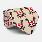 Cravate de crosse du drapeau canadien (Roulé)