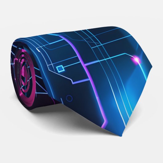 Cravate de cyberpunk (Roulé)