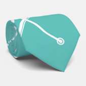 Cravate de cycle de vélo de turquoise (Roulé)
