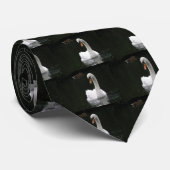 Cravate de cygne blanc (Roulé)