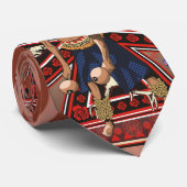 cravate de danseur de cerfs communs de yaqui (Roulé)