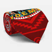 Cravate de danseur de cerfs communs de Yaqui Yoeme (Roulé)