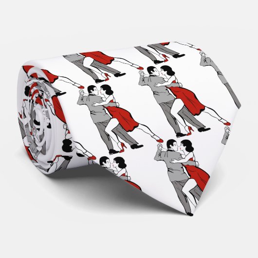 Cravate de danseurs de tango (Roulé)