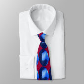 Cravate de design bleu (Attaché)