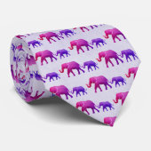 Cravate de design Ombre Elephants (Roulé)