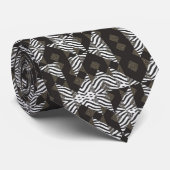 Cravate de design pour hommes Aztec Geometry Blend (Roulé)