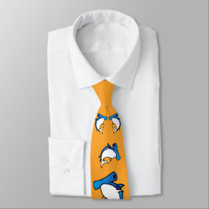 Cravate de dessin amusant Blue Hammerhead Shark