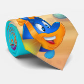 Cravate de dessin animé FriendFish (Roulé)