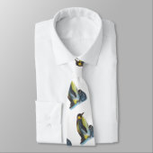 Cravate de dessin de pingouins (Attaché)