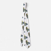 Cravate de dessin de pingouins (Dos)