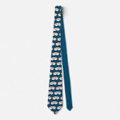 cravate de dessin de triste yeux (Devant)