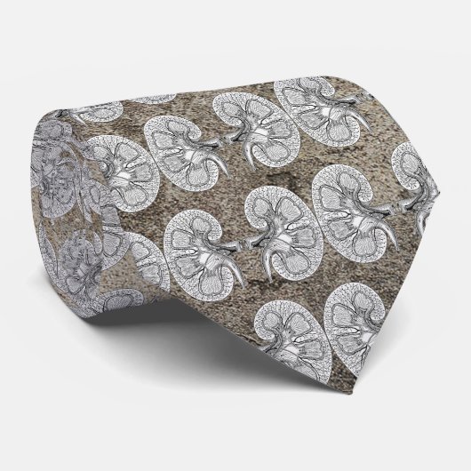 Cravate DE DESSIN KIDNEY 2 (Roulé)