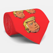 CRAVATE de dessin TRUMP (Roulé)