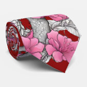 Cravate de dragon de fleurs (Roulé)