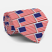 Cravate de drapeau américain (Roulé)