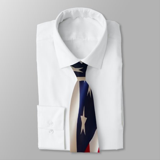 Cravate de drapeau américain (Attaché)