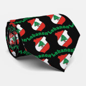 Cravate de drapeau/cravate libanais crête du Liban (Roulé)