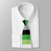 Cravate de drapeau d'Aromantic (Attaché)
