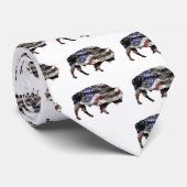 Cravate de drapeau de bison (Roulé)