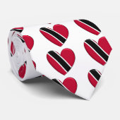 Cravate de drapeau de coeur du Trinidad (Roulé)