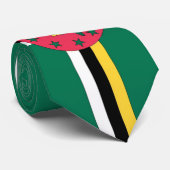 Cravate de drapeau de la Dominique (Roulé)