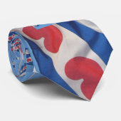 Cravate de drapeau de la Frise (Fryslan) (Roulé)
