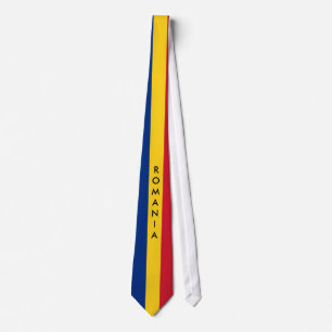 Cravate de drapeau de la Roumanie de personnaliser