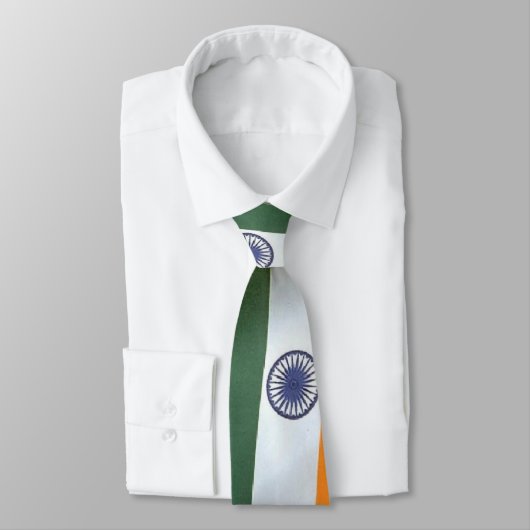 Cravate de drapeau de l'Inde (Attaché)