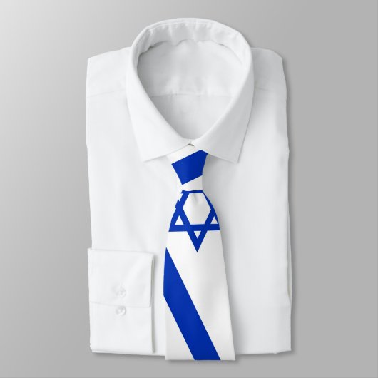 Cravate de drapeau de l'Israël (Attaché)