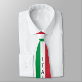 Cravate de drapeau de l'Italie (Attaché)