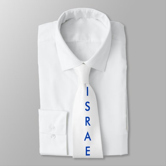 Cravate de drapeau de personnaliser de l'Israël (Attaché)