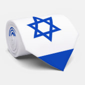 Cravate de drapeau de personnaliser de l'Israël (Roulé)