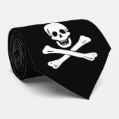 Cravate de drapeau de pirate de jolly roger (Roulé)