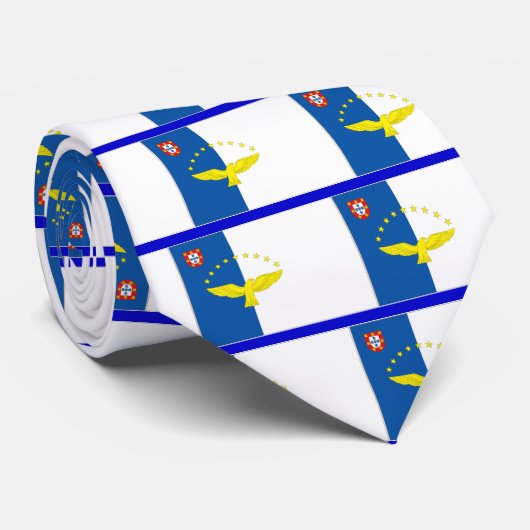 Cravate de drapeau des Açores (Roulé)