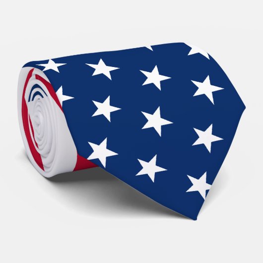 Cravate de drapeau des Etats-Unis (Roulé)