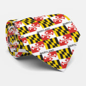 Cravate de drapeau d'état du Maryland (Roulé)