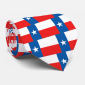Cravate de drapeau d'état du Texas Etats-Unis (Roulé)