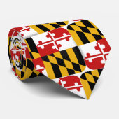 Cravate de drapeau du Maryland (Roulé)